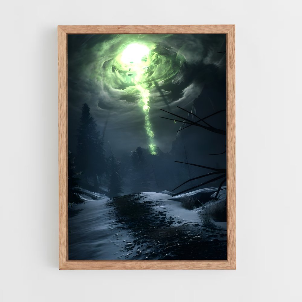 Poster Lumière de la Forêt Sombre – affiche Dragon age (vue 4)